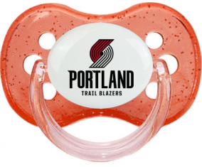 Portland Trail Blazers Lentejuelas Tetina Roja