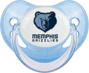 Memphis Grizzlies lentejuelas Azul Tetina Fisiológica