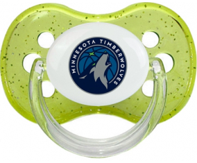 Minnesota Timberwolves Cherry Lentejuelas Verde Lollipop