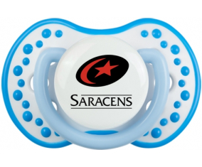 Saracens Sucette lovi dynamic fosforescente blanco-azul