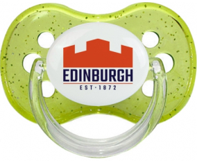 Edimburgo Rugby Green Cherry Glitter Lollipop