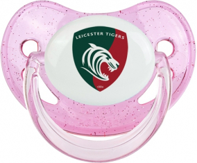 Leicester Tigers Fisiológico Tetine Glitter Rose
