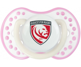 Gloucester Rugby lovi dynamic piruleta de color rosa-blanco fosforescente