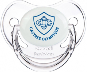 Castres Olympique Tétine Fisiológico Transparente Clásico