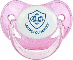 Castres Olympique Tétine Rosa de brillo fisiológico