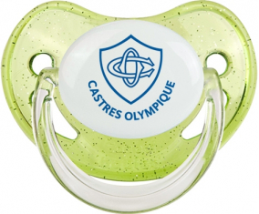 Castres Olympique Tétine Lentejuelas Verdes Fisiológicas