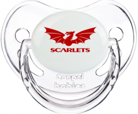 Llanelli Scarlets Clásico Transparente Fisiológico Lollipop