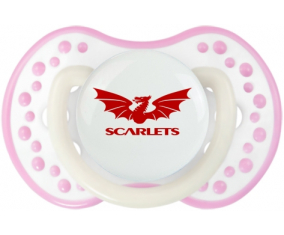 Llanelli Scarlets lovi dynamic fosforescente blanco-rosa