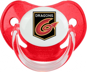 Newport Gwent Dragones Rojo Lentejuelas Sucete Fisiológico