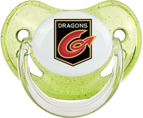 Newport Gwent Dragons verde lentejuelas suceto fisiológico