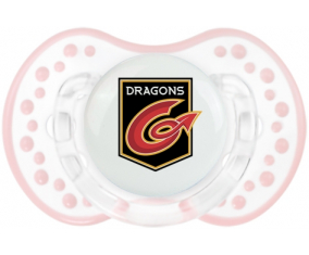 Newport Gwent Dragons Tetine lovi dynamic clásico retro-blanco-rosa-tierno