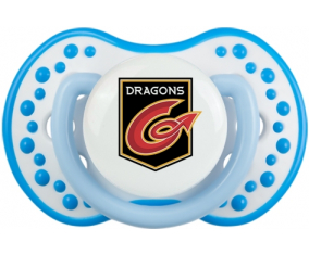 Newport Gwent Dragons Tetine lovi dynamic fosforescente blanco-azul