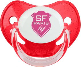 Stade Français Piruleta Fisiológica Roja con lentejuelas
