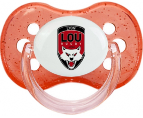 Lyon LOU Rugby Tetine Cherry Lentejuelas Rojas
