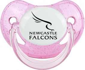 Newcastle Falcons sucete rosa de brillo fisiológico