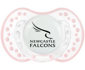 Newcastle Falcons Tetine lovi dynamic clásico retro-blanco-rosa-tierno