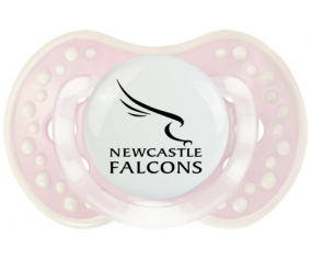 Newcastle Falcons Tetine lovi dynamic clásico retro-rosa-tierno