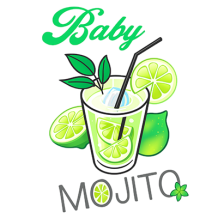 Chupete Baby Mojito, un toque fresco y divertido para el día a día de tu bebé. Ideal para pequeños aventureros.