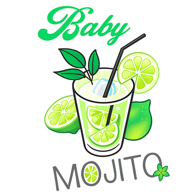 Chupete Baby Mojito, un toque fresco y divertido para el día a día de tu bebé. Ideal para pequeños aventureros.