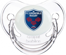 FC Grenoble Rugby Tetine Fisiológico Transparente Clásico