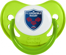 FC Grenoble Rugby Tétine Fisiológico Fosforescente Verde