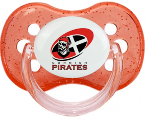 Piratas de Cornualles Tetine Rojo Lentejuelas