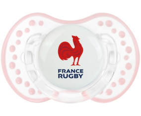 France Rugby XV Tetine lovi dynamic clásico retro-blanco-rosa-tierno