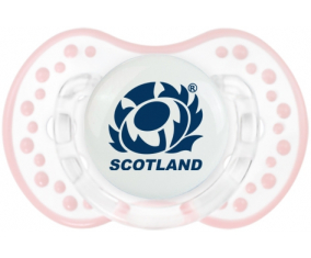 Scotland Rugby XV Tetine lovi dynamic clásico retro-blanco-rosa-tierno