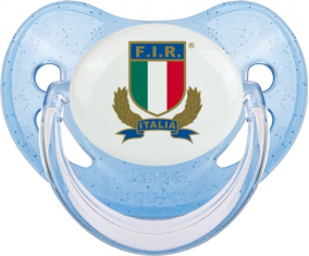 Italia Rugby XV Piruleta Fisiológica de Lentejuelas Azules