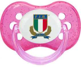 Italia Rugby XV Cherry Lollipop Rose con lentejuelas