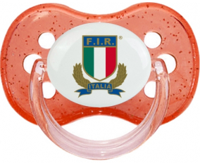 Italia Rugby XV Red Cherry Glitter Lollipop
