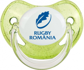 Rumania Rugby XV Lentejuelas Verde Fisiológica Tetina