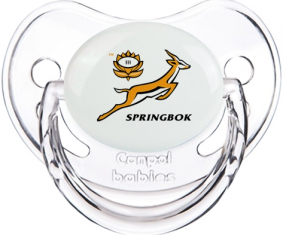 Sudáfrica Rugby XV Clásico Transparente Fisiológico Tetina