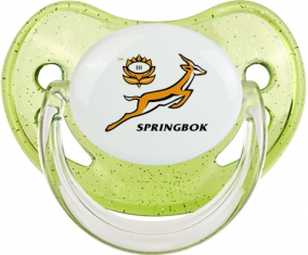 Sudáfrica Rugby XV Lentejuelas Verde Fisiológica Tetina
