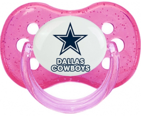 Dallas Cowboys chupa rosa de brillo de cereza