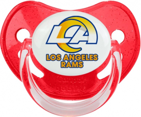 Lollipop fisiológico de lentejuelas rojas de los Rams de Los Ángeles