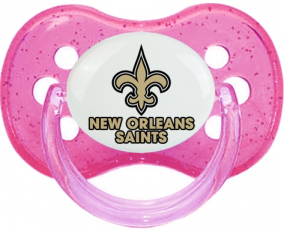 New Orleans Saints Cherry Lollipop Rosa lentejuelas