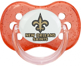 New Orleans Saints Red Cherry Lentejuelas Lollipop