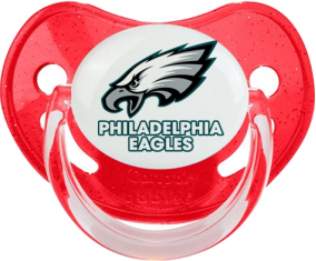 Lollipop fisiológico de lentejuelas rojas de los Philadelphia Eagles