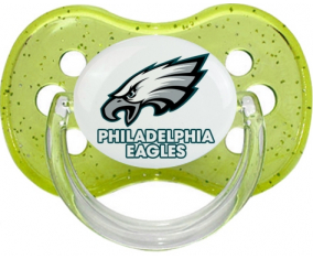 Philadelphia Eagles Tetine Cherry Lentejuelas Verdes