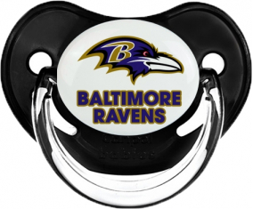 Baltimore Ravens Clásico Tetina Fisiológica Negra