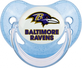 Baltimore Ravens Lentejuelas Azul Tetina Fisiológica