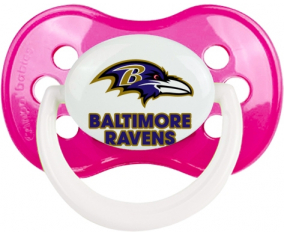 Baltimore Ravens sucete anatómico clásico rosa oscura