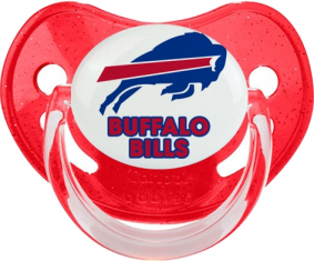 Buffalo Bills suceto fisiológico fisiológico rojo de lentejuelas