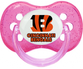 Cincinnati Bengals Cherry Lollipop Rosa lentejuelas