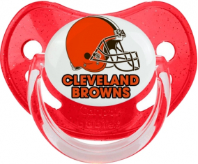 Cleveland Browns Rojo Lentejuelas Pirología Lollipop