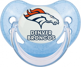 Broncos de Denver lentejuelas Azul Tetina Fisiológica