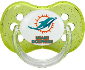 Miami Dolphins Tetine Cherry Verde Lentejuelas