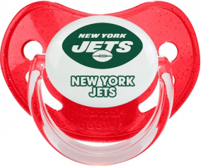 New York Jets Sucete Fisiológico Fisiológico de Lentejuelas Rojas