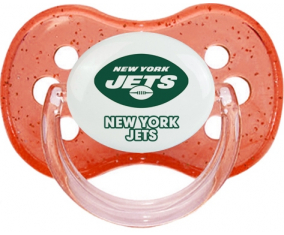 New York Jets Rojo Cherry Glitter Lollipop